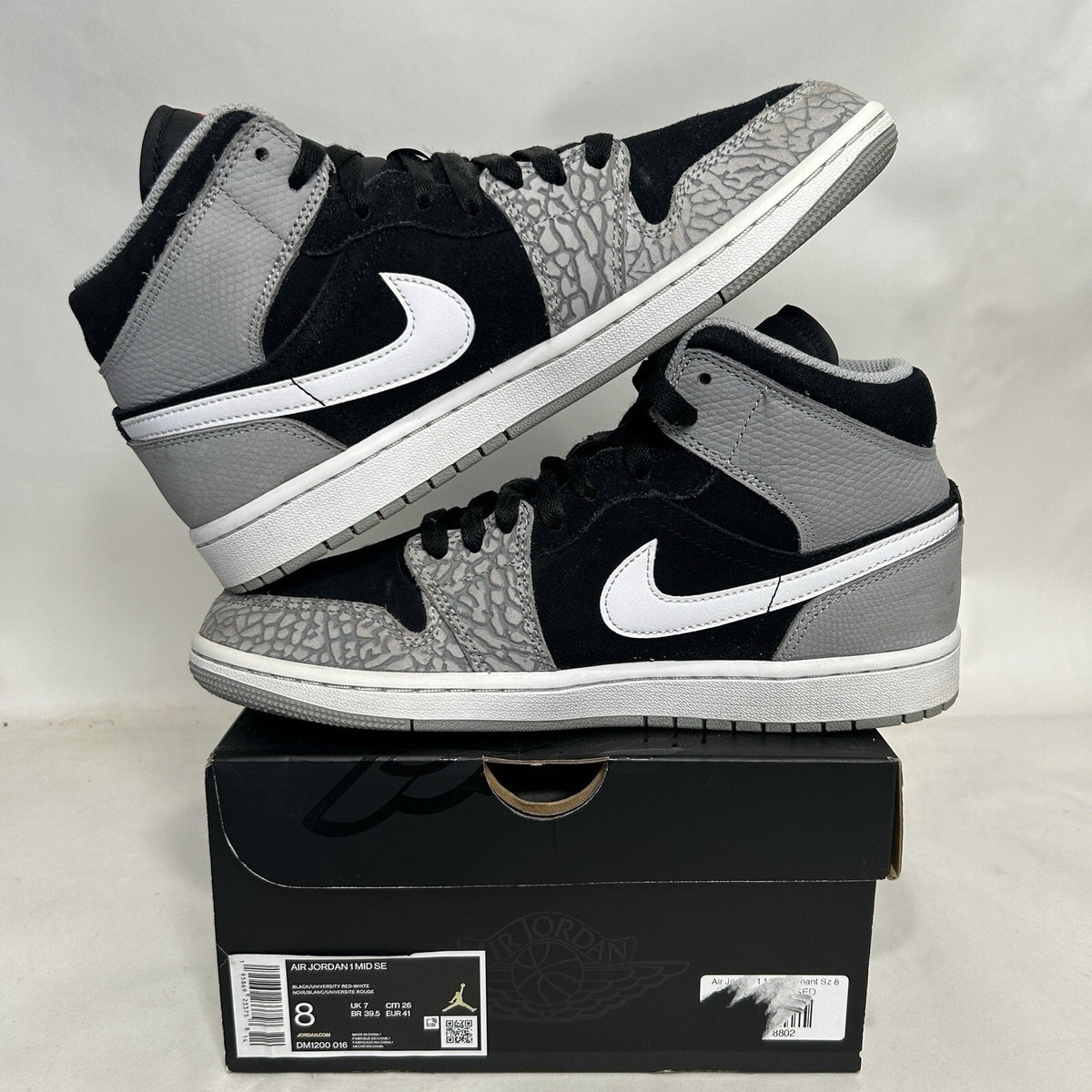 Nike Air Jordan 1 Mid Retro SE “Elephant Toe/Cement Grey”