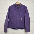 Vintage Carhartt Sherpa-Lined Sierra Jacket “Grape” WJ022 GPE Women’s Small