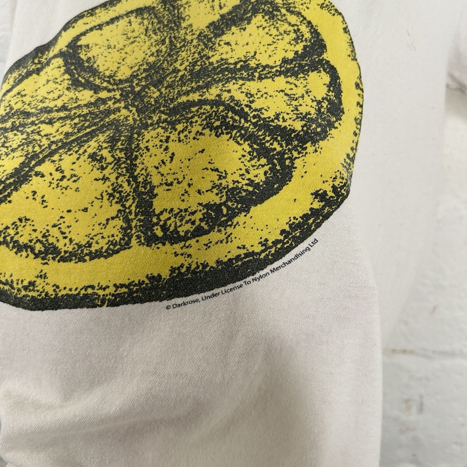 Vintage The Stone Roses Licensed Graphic Band Tee T-Shirt “White” Men’s Large