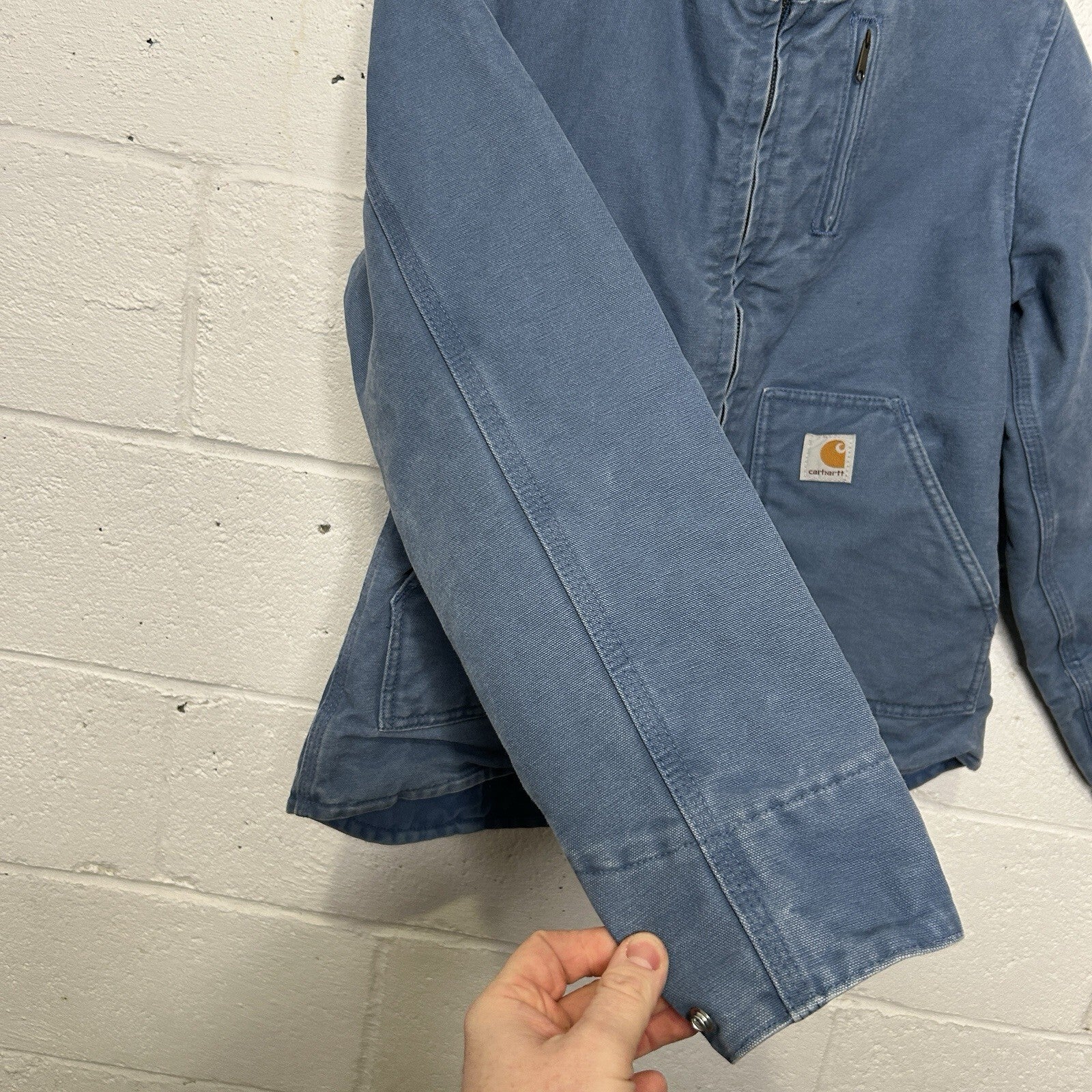 Carhartt Sherpa-Lined Canyon Jacket “French Blue” WJ022 FHB Women’s Small