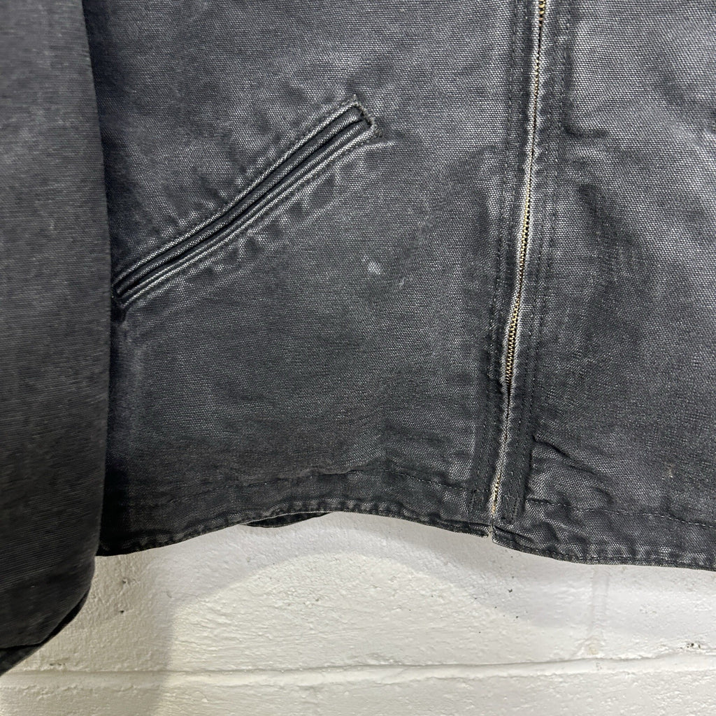 Y2K Carhartt Sherpa-Lined Hooded Detroit Jacket “Black” WJ141 BLK Women’s Large