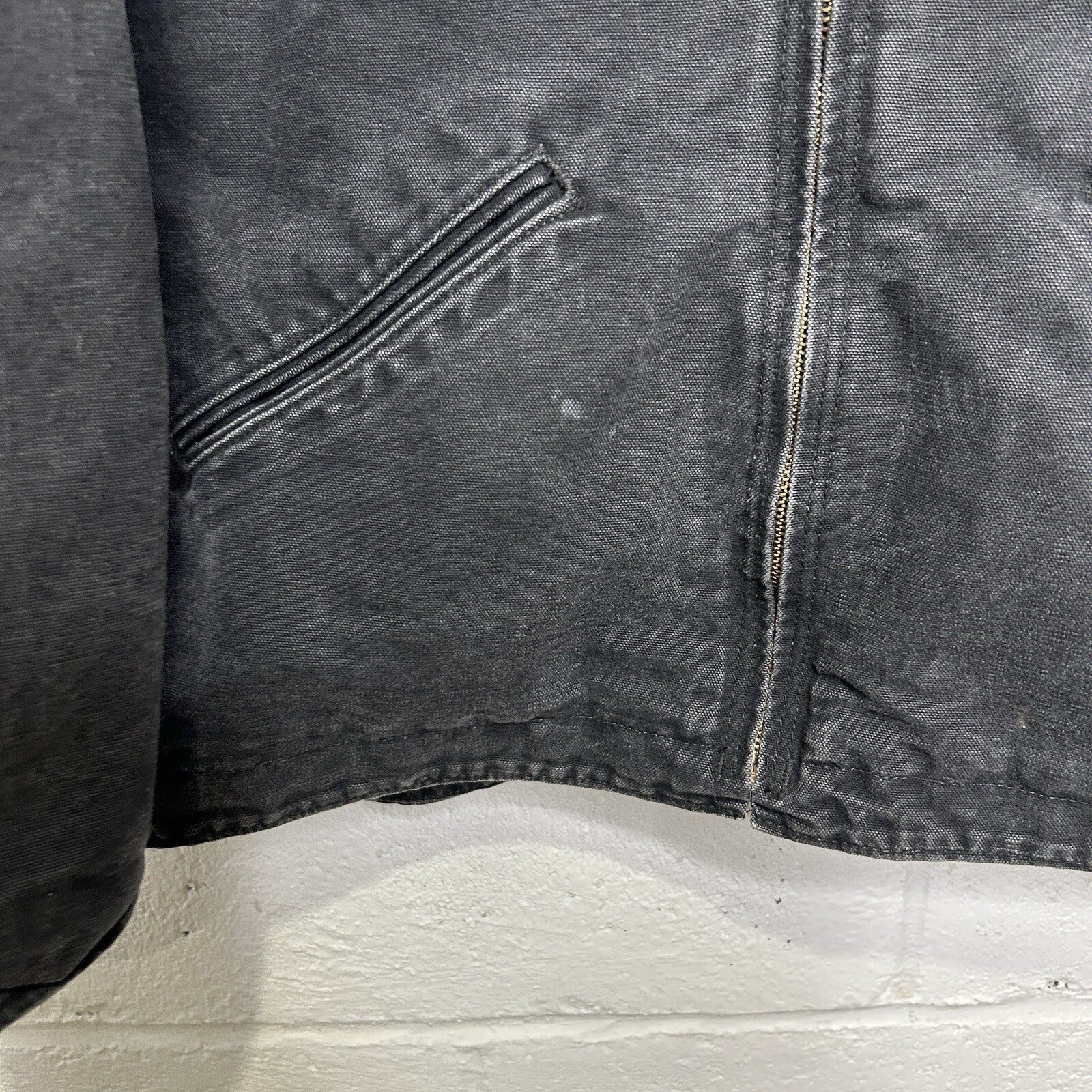 Y2K Carhartt Sherpa-Lined Hooded Detroit Jacket “Black” WJ141 BLK Women’s Large