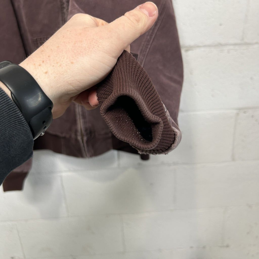 Vintage Carhartt Quilted Hooded Active Jacket “Burgundy/Wine” J06 BRG Men’s XL