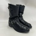 Vintage Engineer Boots Black Leather Made in USA Style 7800 Men’s 8