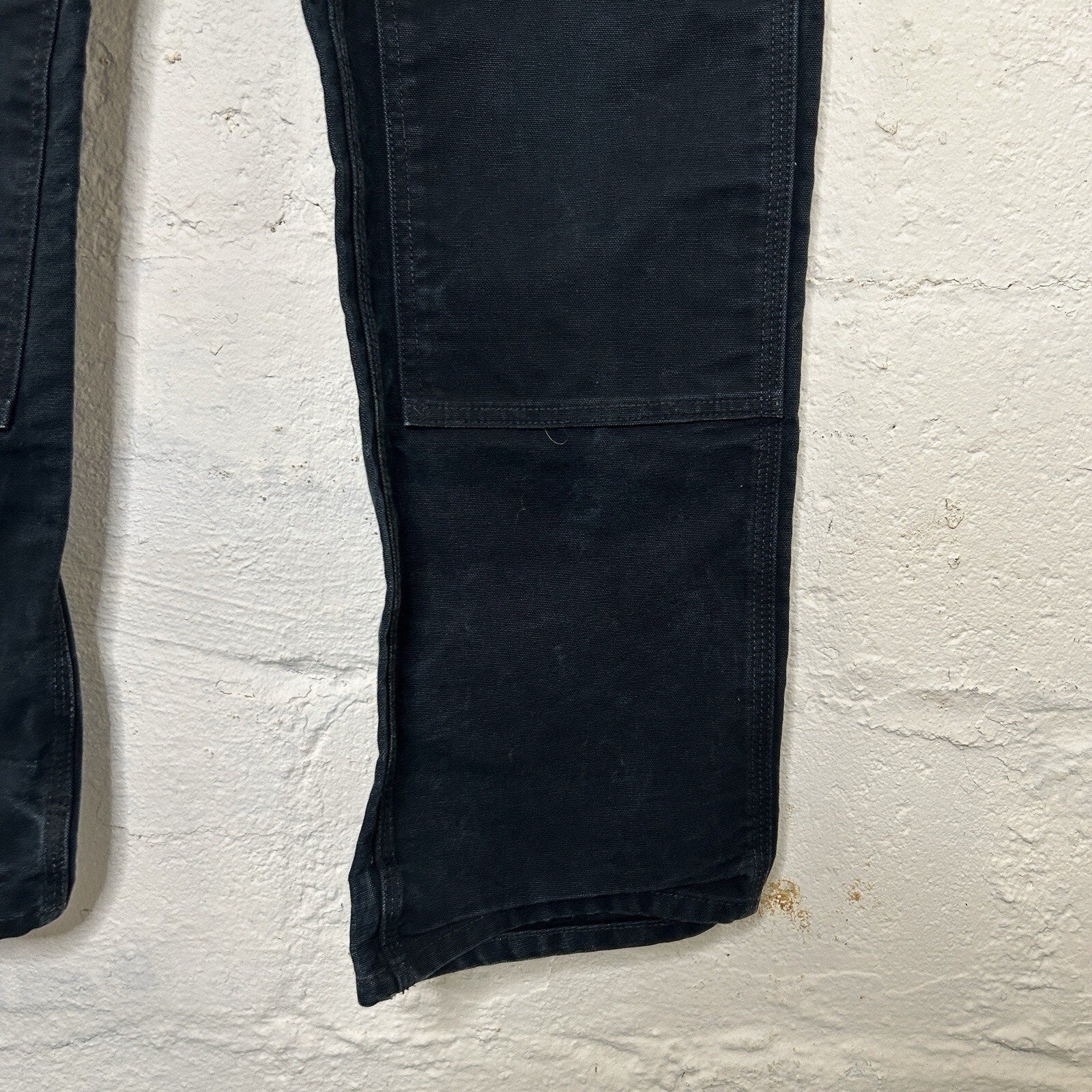 Vintage Faded Carhartt DoubleKnee Carpenter Pants “Black”