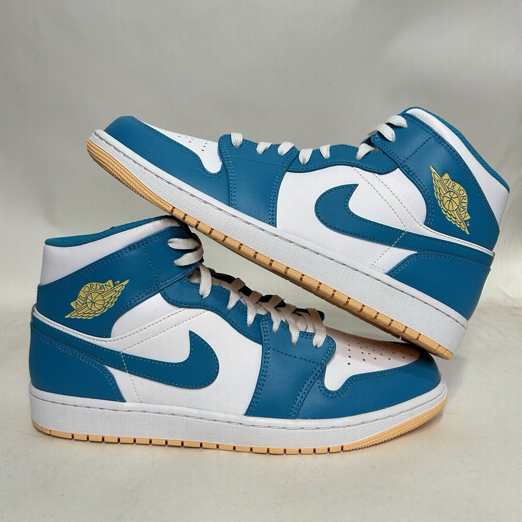 Nike Air Jordan 1 Mid “Aquatone/Celestial Gold” 2024