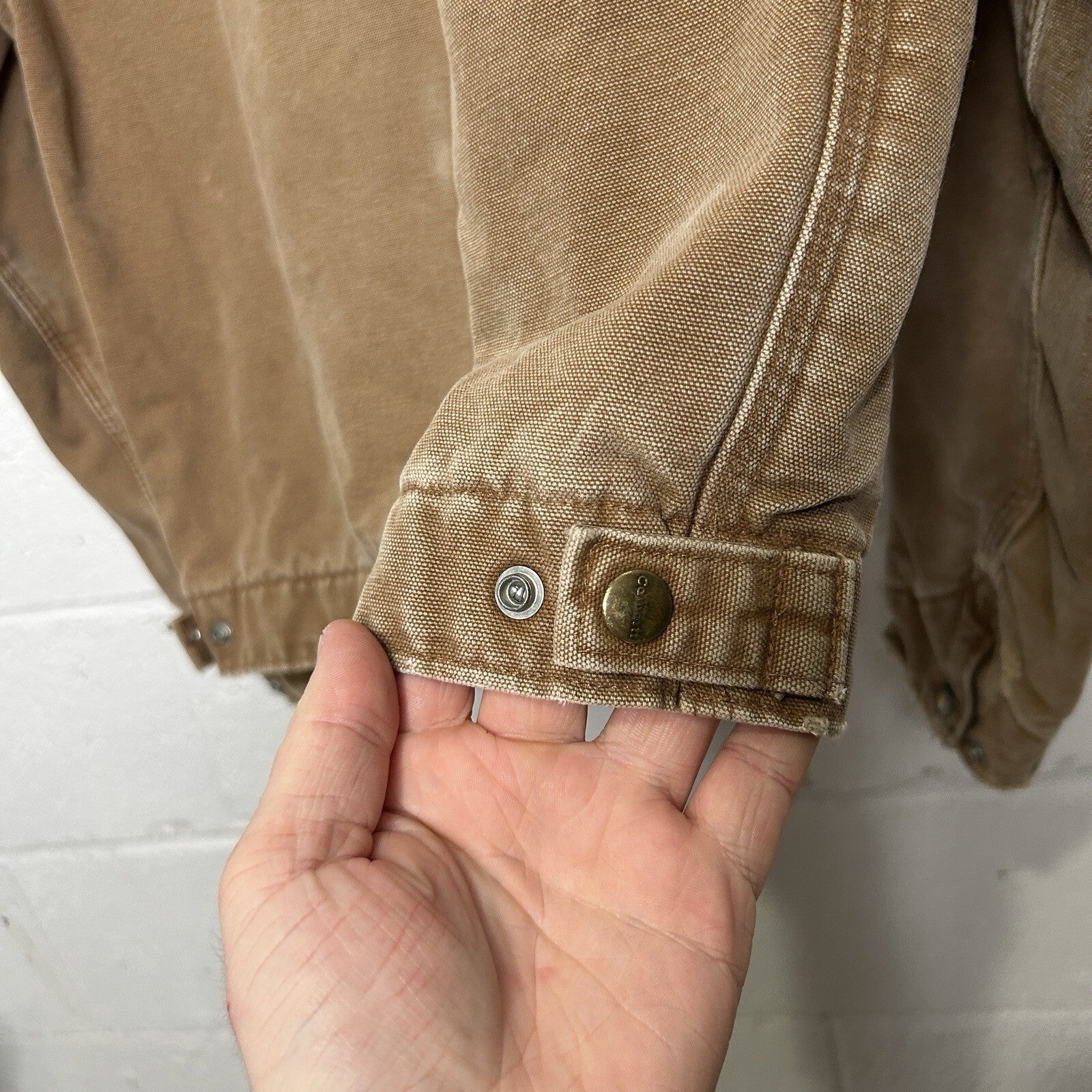 Y2K Carhartt Sherpa-Lined Detroit Jacket “Brown” YYJ97 BRN Youth XL/ Women’s XS