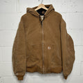 Carhartt Hooded Quilt-Lined Active Jacket “Brown” J130-211