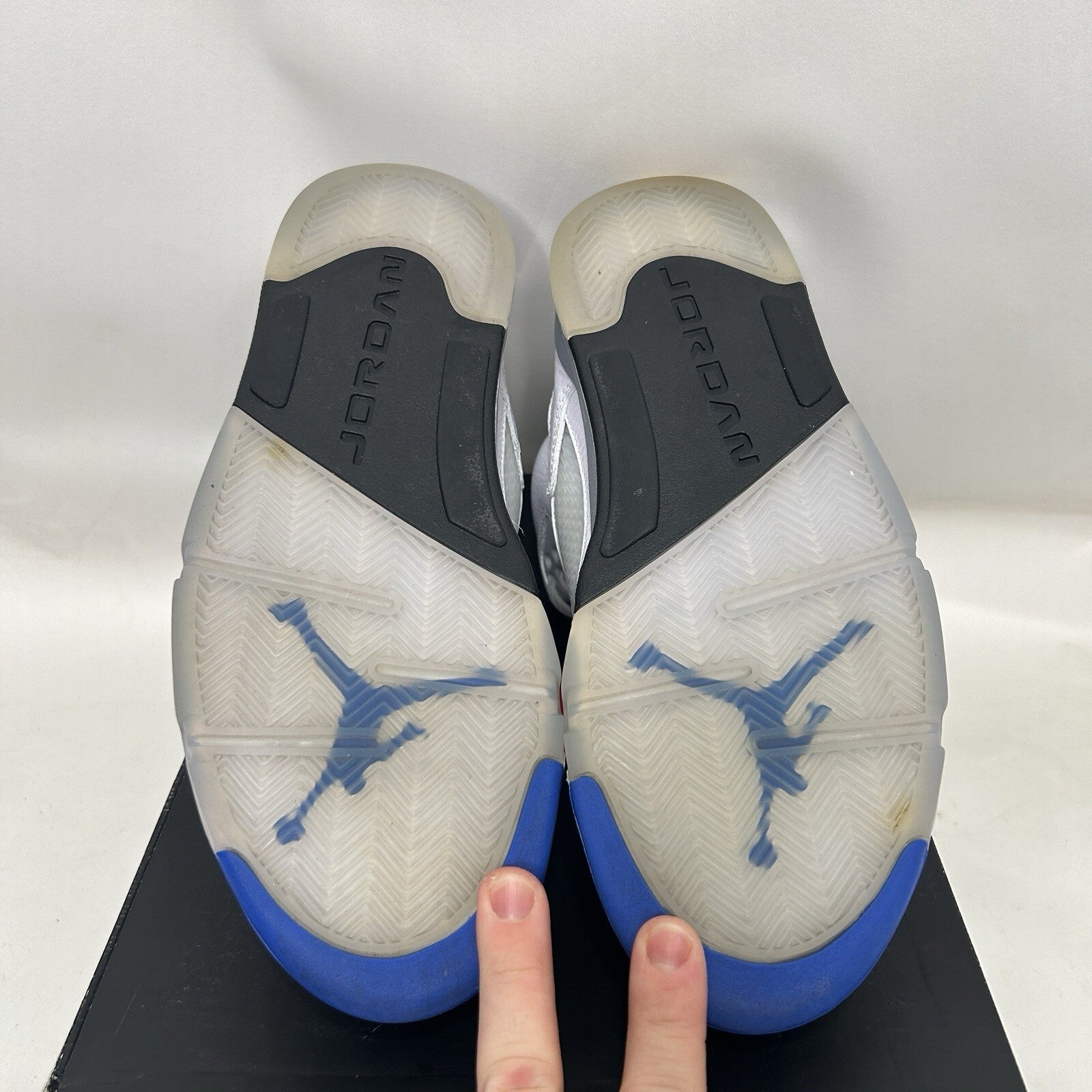 Nike Air Jordan 5 Retro “Stealth 2.0/White Blue Grey” DD0587-140 Men’s 8.5 Worn
