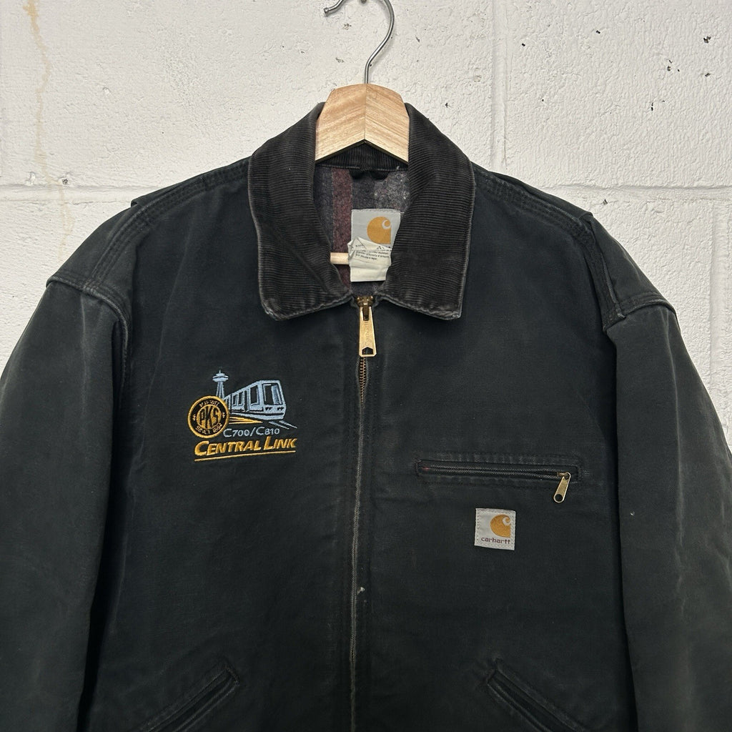 Vintage Carhartt Blanket-Lined Detroit Jacket “Black” J01 BLK Men’s 42/Large