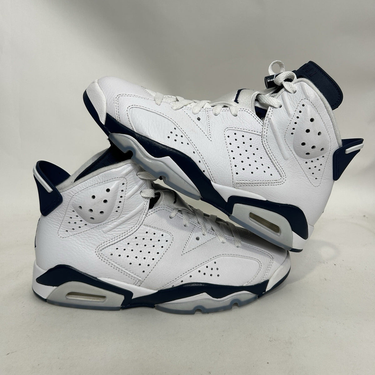 Nike Air Jordan 6 Retro OG “Midnight Navy White” CT8529-141 Men’s 8 Worn