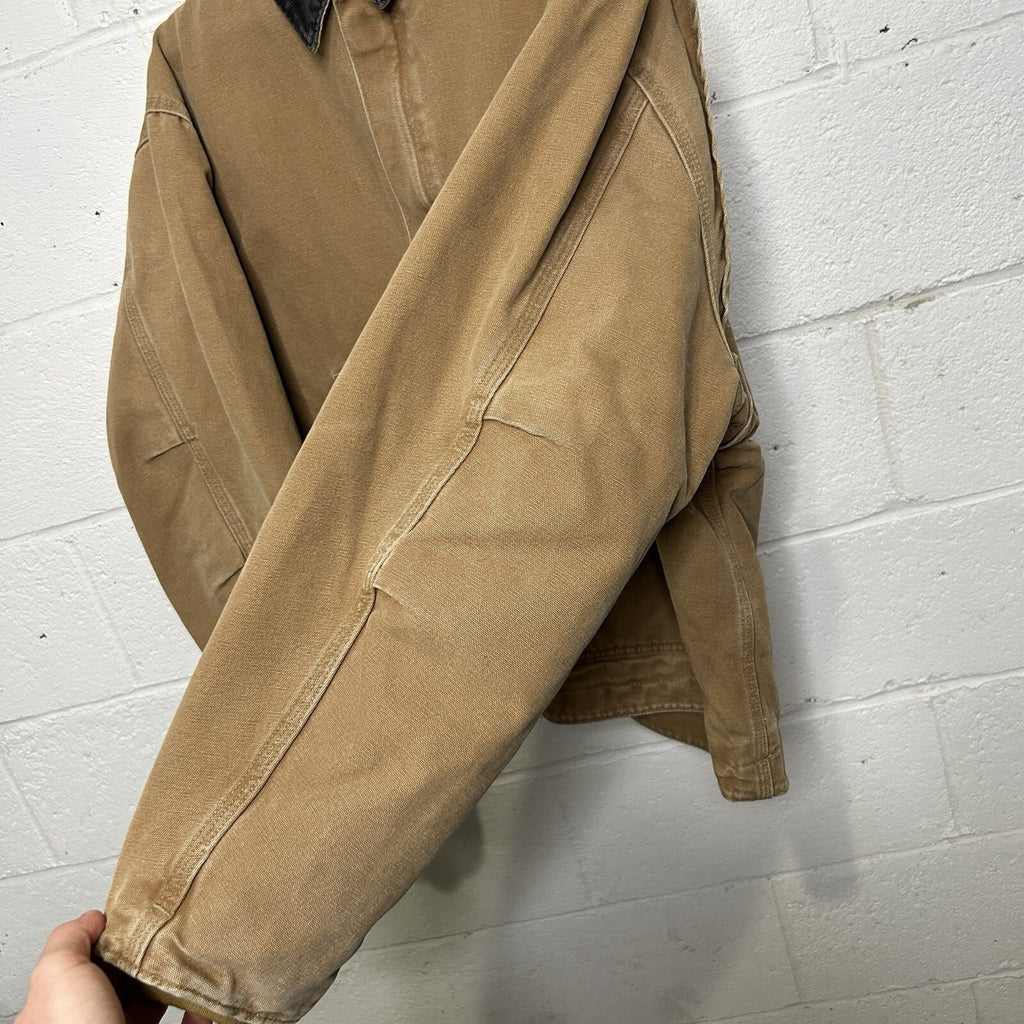 Vintage Carhartt Sherpa-Lined Dearborn Jacket “Camel/Brown” J164 CML Men’s XL