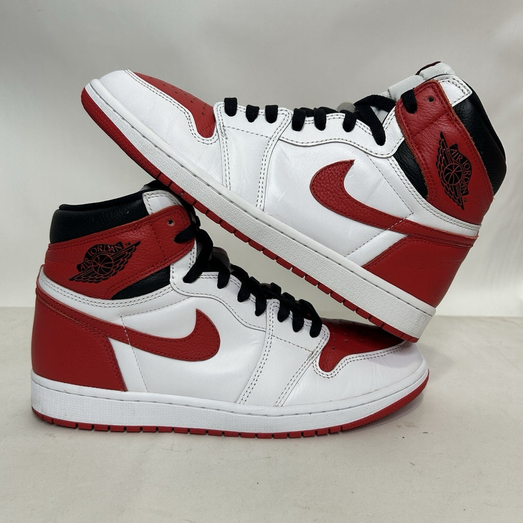 Nike Air Jordan 1 High Retro OG “Heritage/Red White” 555088-161 Men’s 10 Worn