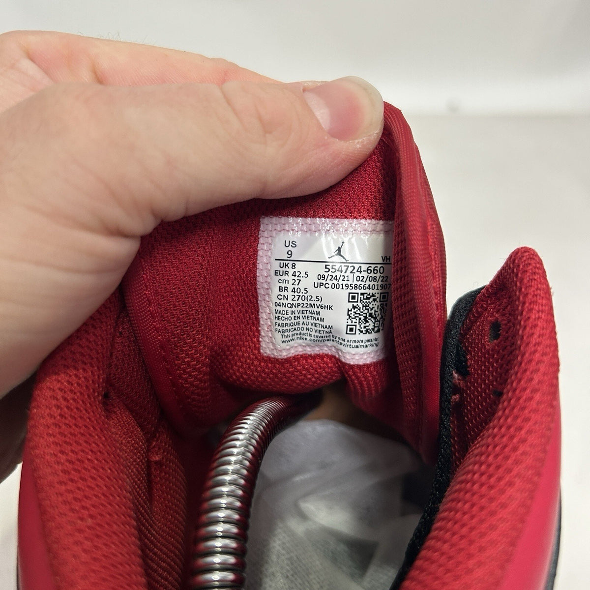 Nike Air Jordan 1 Mid Retro “Reverse Bred/Gym Red Black”