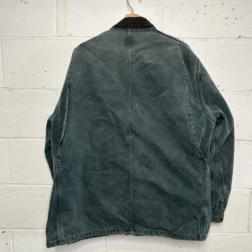 Vintage Carhartt Blanket-Lined Chore Coat “Hunter Green” CB2043 Men’s X-Large