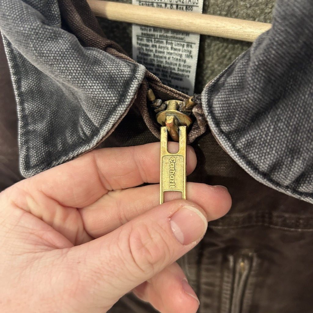 Vintage Carhartt Sherpa-Lined Ridge Jacket “Dark Brown” C61 DKB Men’s Medium