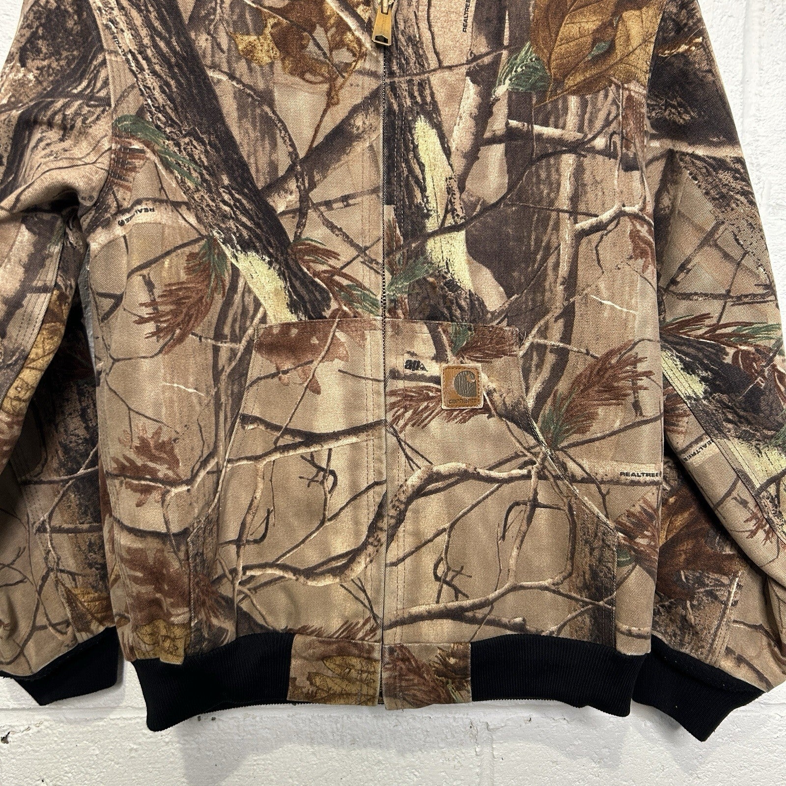 Vintage Carhartt Realtree Thermal-Lined Active Jacket “Camo” YYJ220 CAP Youth L
