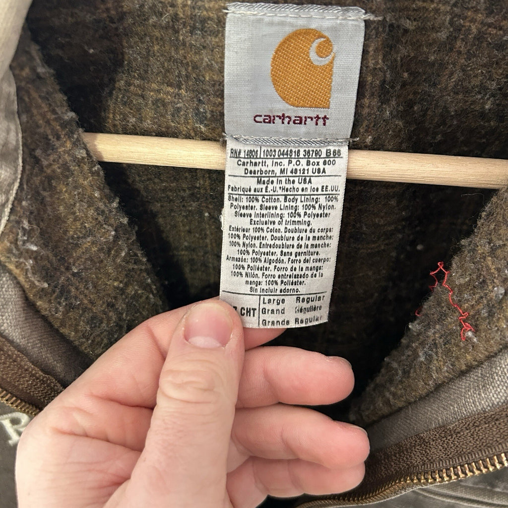 Vintage Carhartt Blanket-Lined” Jacket “Chestnut Brown” J97 CHT Men’s L