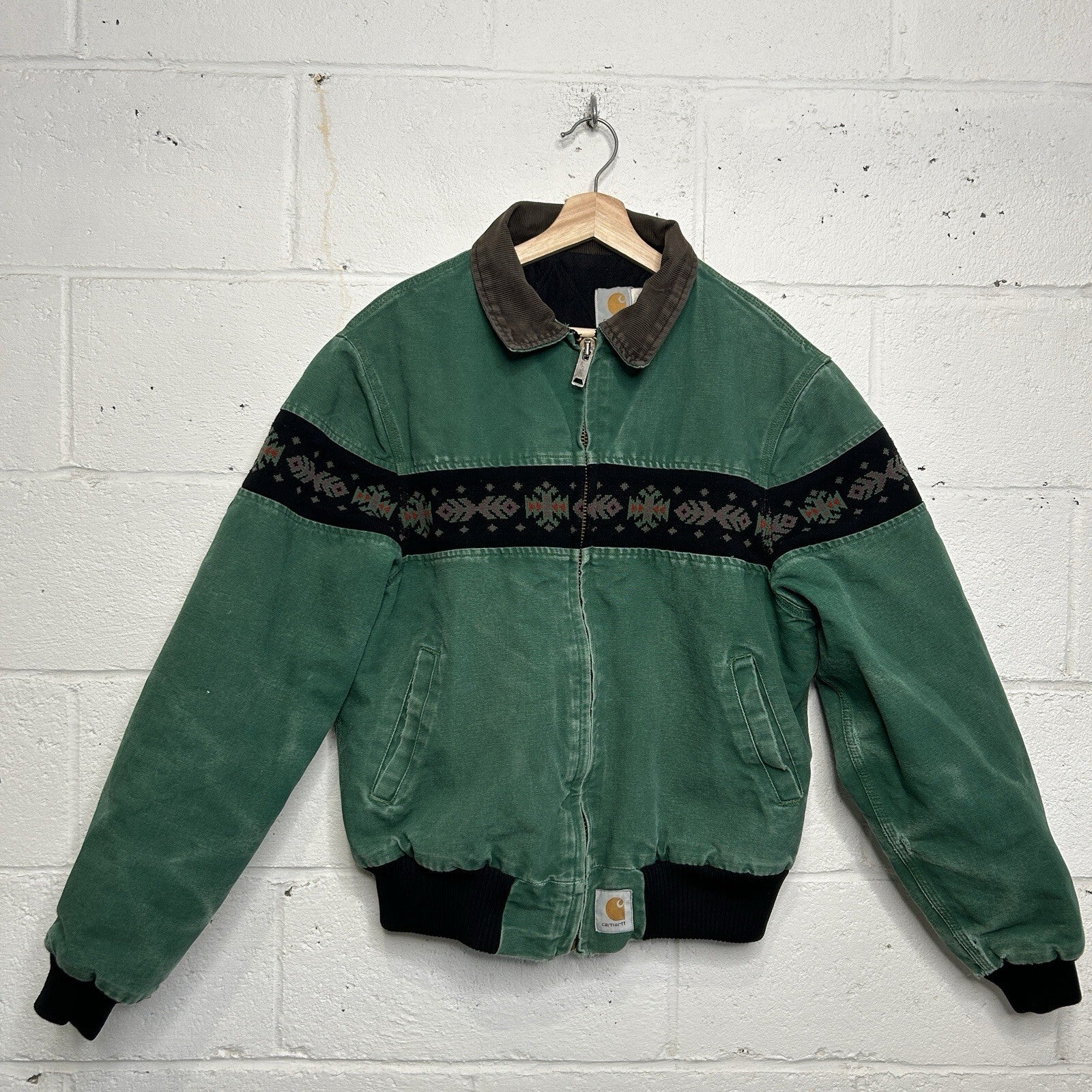 Vintage Carhartt Southwestern/Aztec Santa Fe Jacket “Cactus” JQ0458 Men’s Med