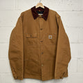 Carhartt Blanket Lined Corduroy Collar Chore Coat “Brown” C001 BRN Men’s XL