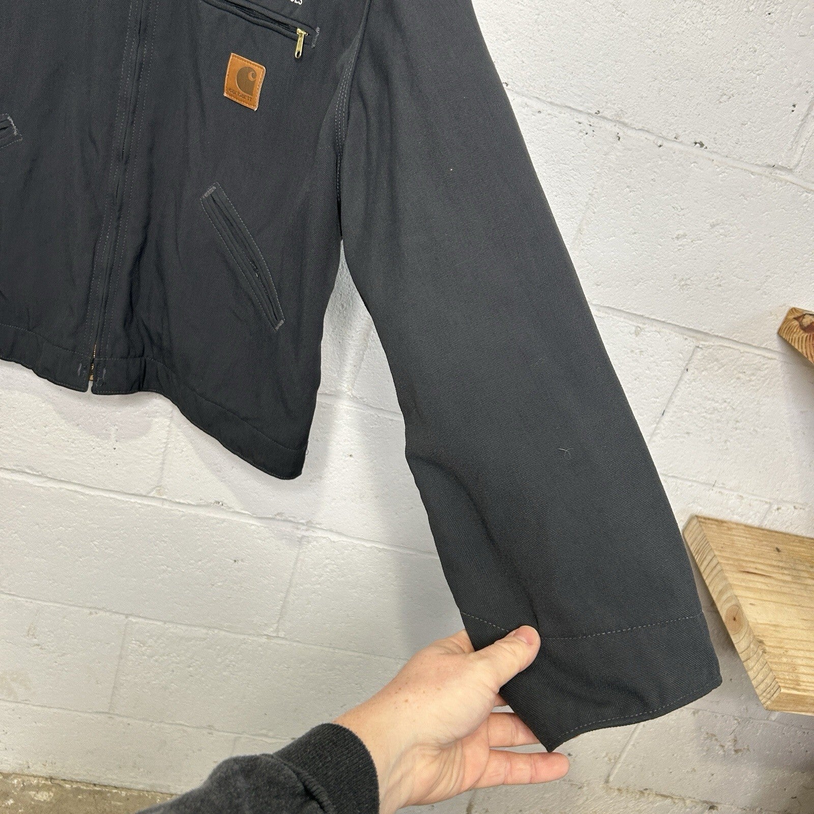 Vintage Carhartt Blanket-Lined Detroit Jacket “Charcoal” J128 CHR Men’s X-Large