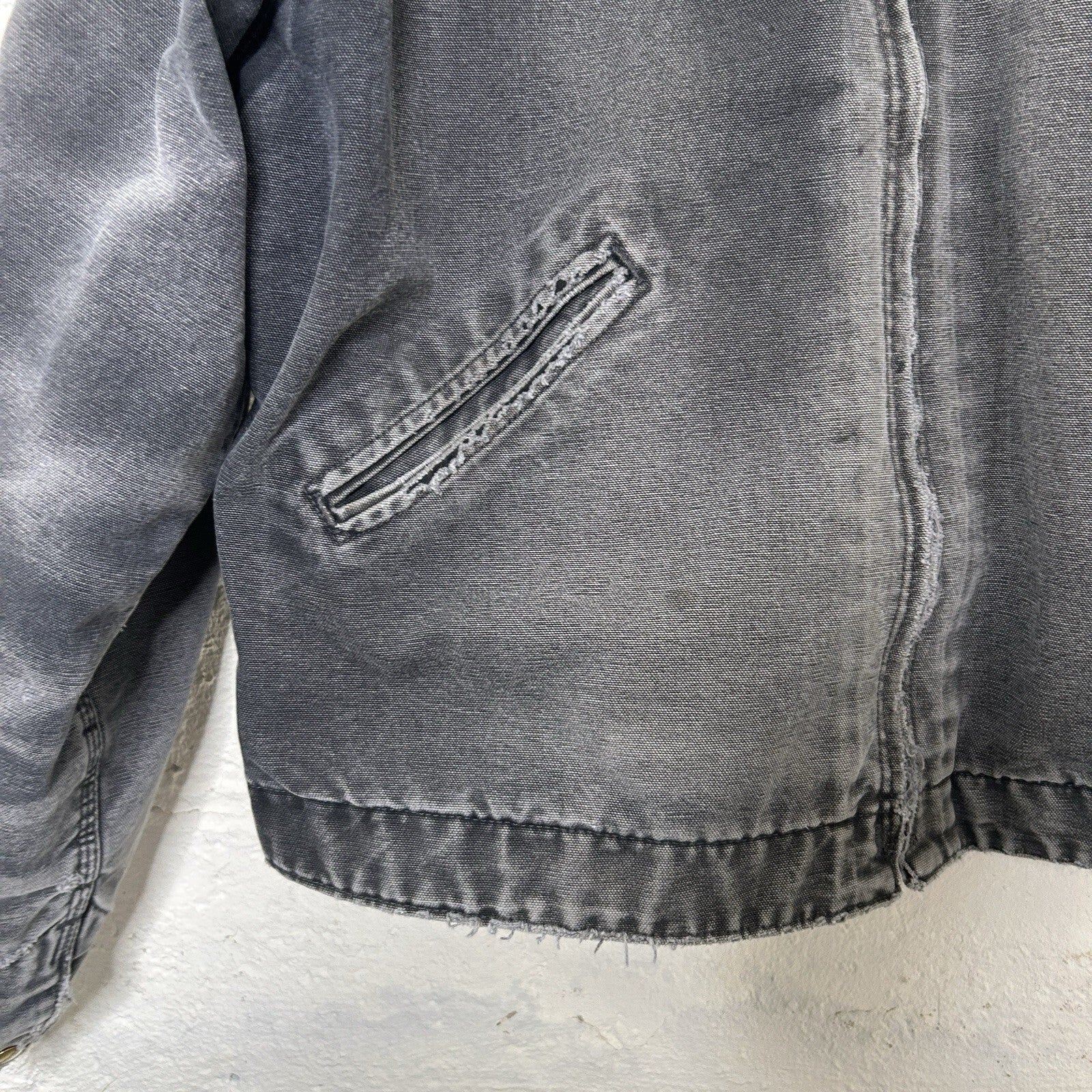 Vintage Carhartt Blanket-Lined Detroit Jacket “Petrol Grey” J97 PTL Men’s XL