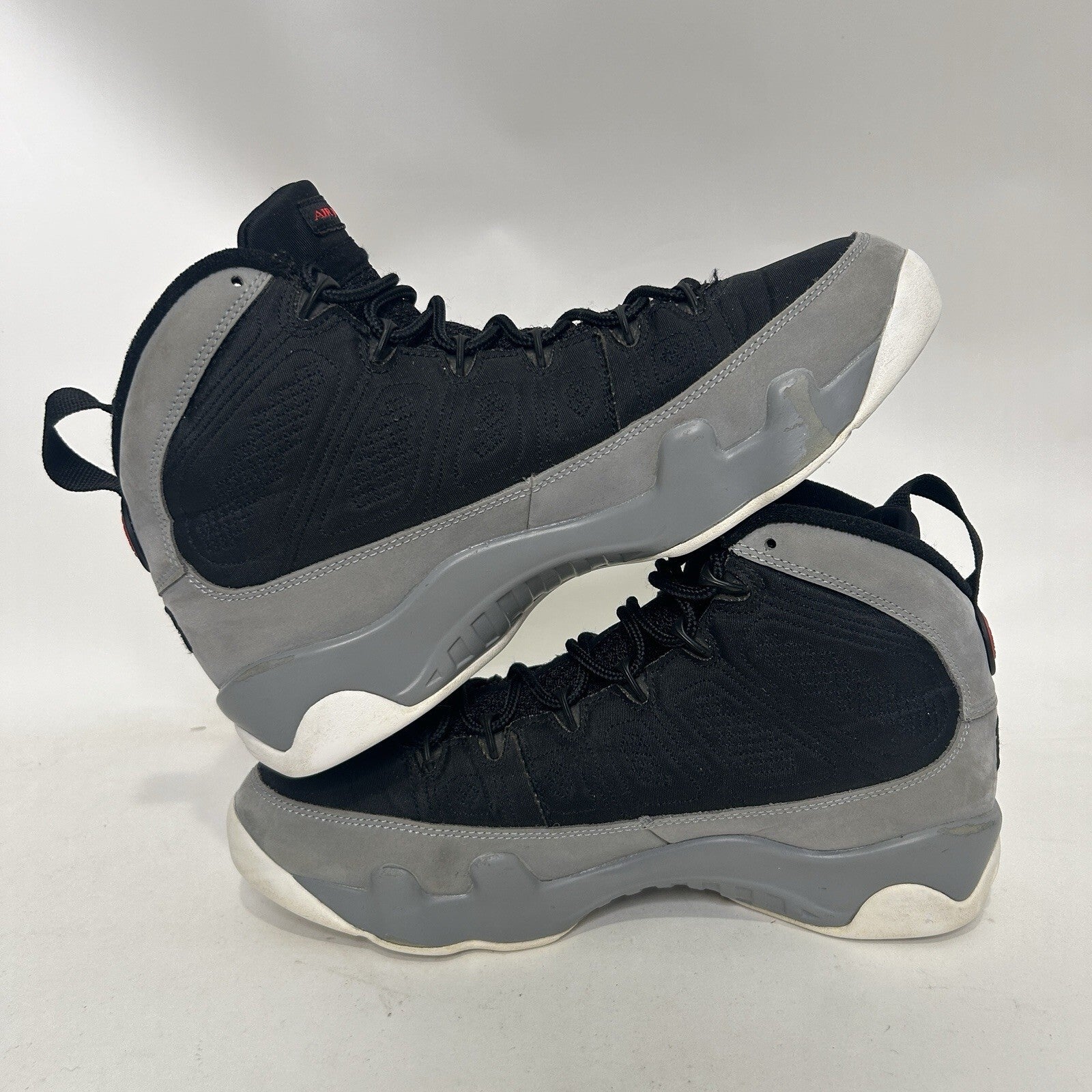 Nike Air Jordan 9 Retro “Particle Grey/Black/Red” (2022) CT8019-060 Men’s 9 Worn
