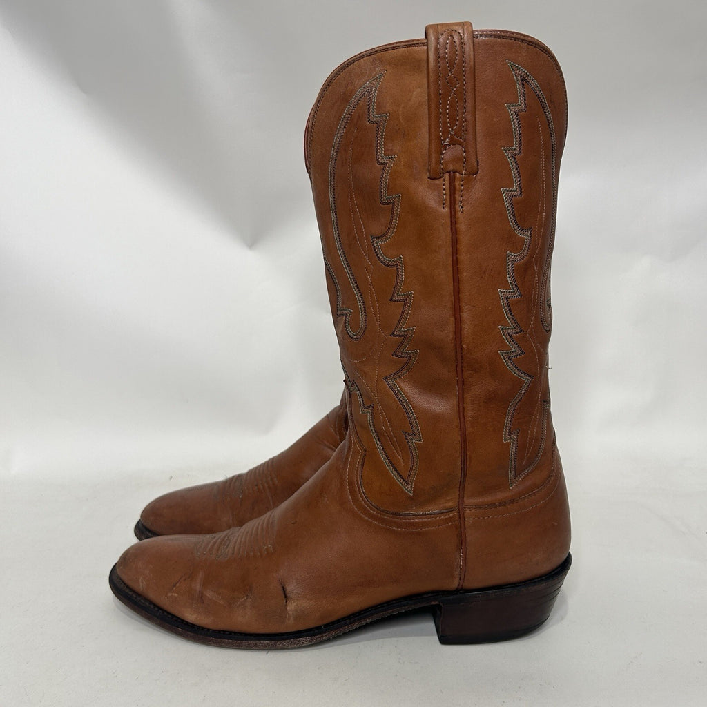 Vintage Lucchese 1883 Cowboy Boots Style 1505 Men’s 10.5D Needs Repaired