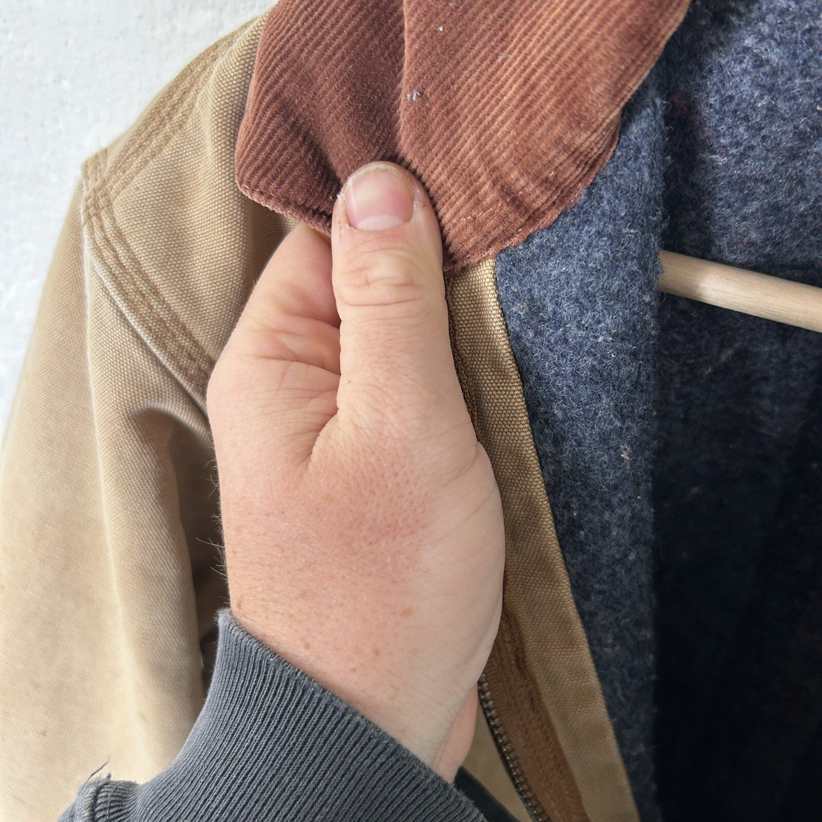 Vintage Carhartt Blanket-Lined Detroit Jacket “Brown” J01 BRN Men’s Small