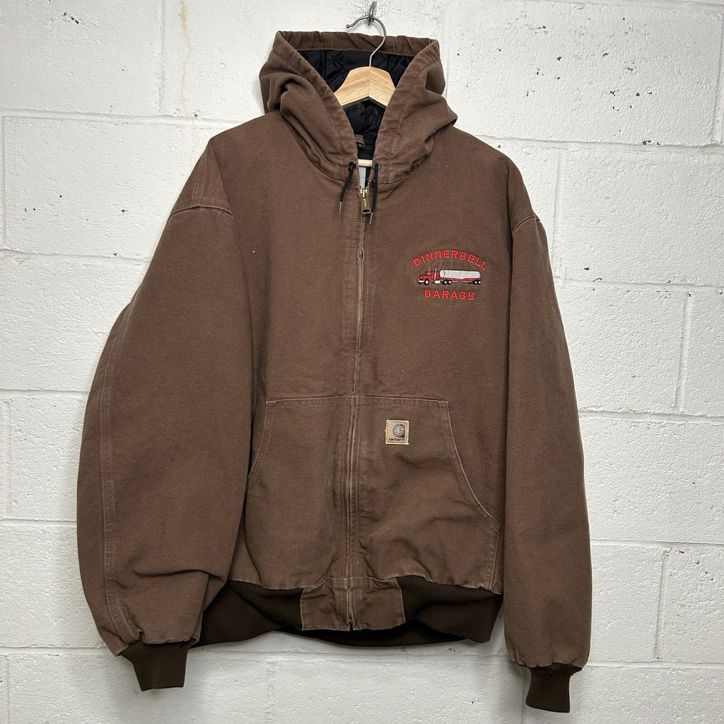 Vintage Carhartt Quilted Hooded Active Jacket “Chesnut” J269 CHT Men’s X-Large