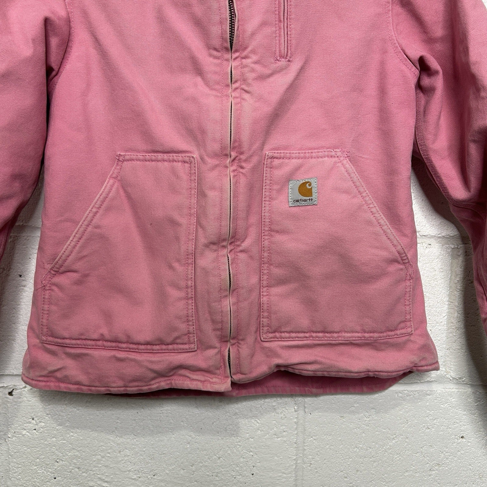 Vintage Carhartt Sherpa-Lined Canyon Jacket “Pink Rose” WJ022 PKR Women’s Small
