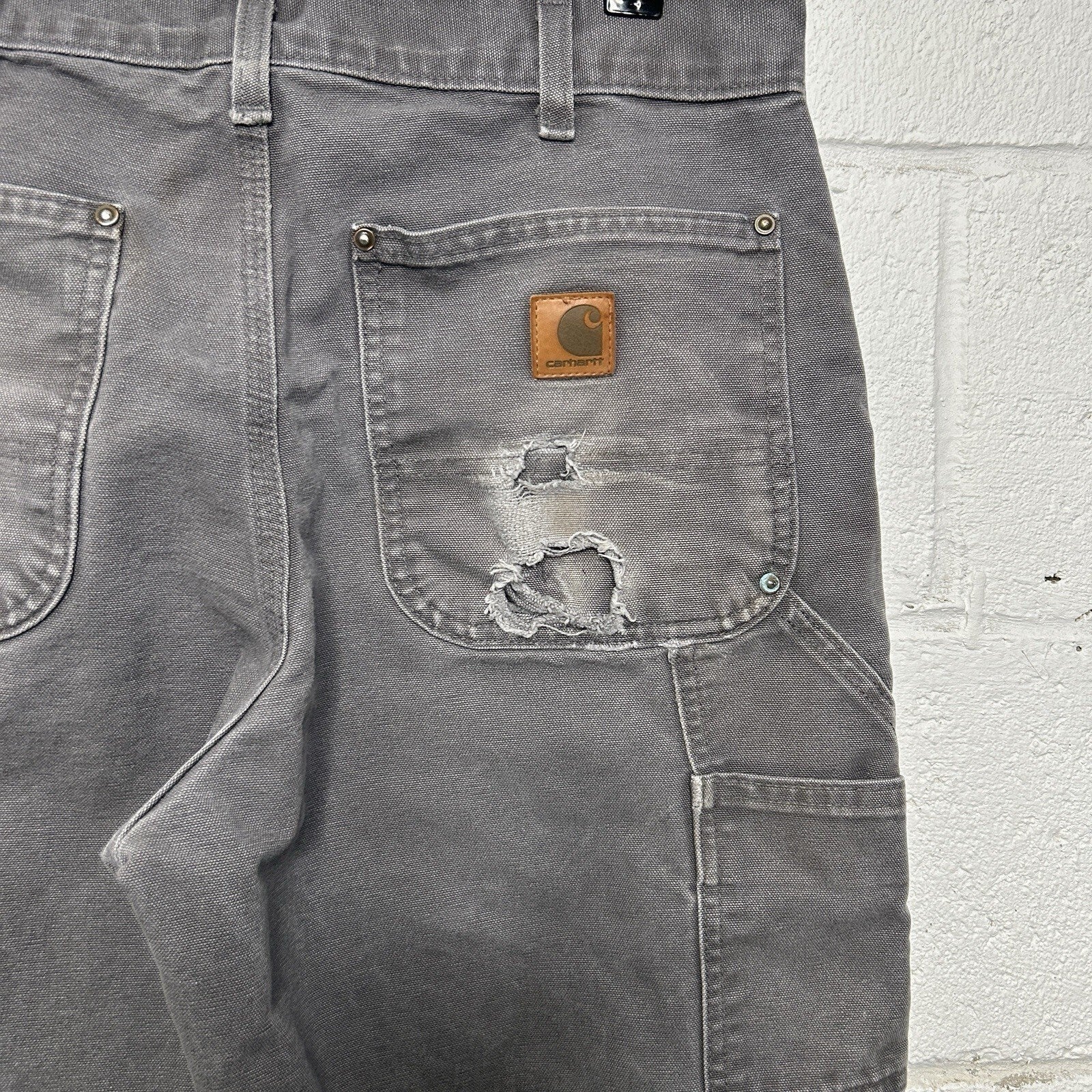 Vintage Carhartt Dungaree DoubleKnee Pants “Gravel Grey”