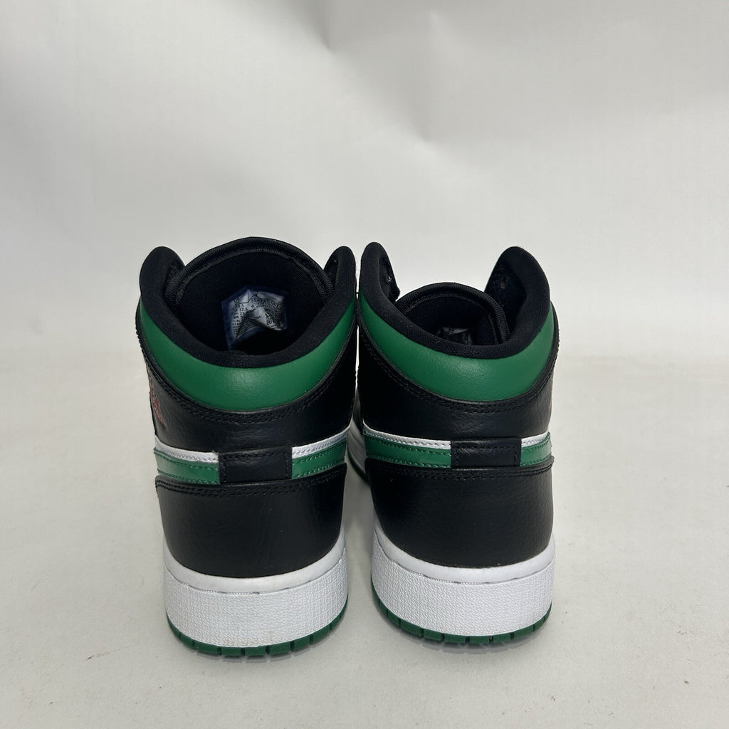 Nike Air Jordan 1 Mid Retro GS “Pine Green Toe” - Sneakers 554725-067 5Y Worn