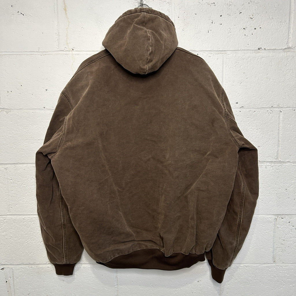 Vintage Carhartt Quilted Hooded Active Jacket “Chestnut” J68 CHT Men’s X-Large