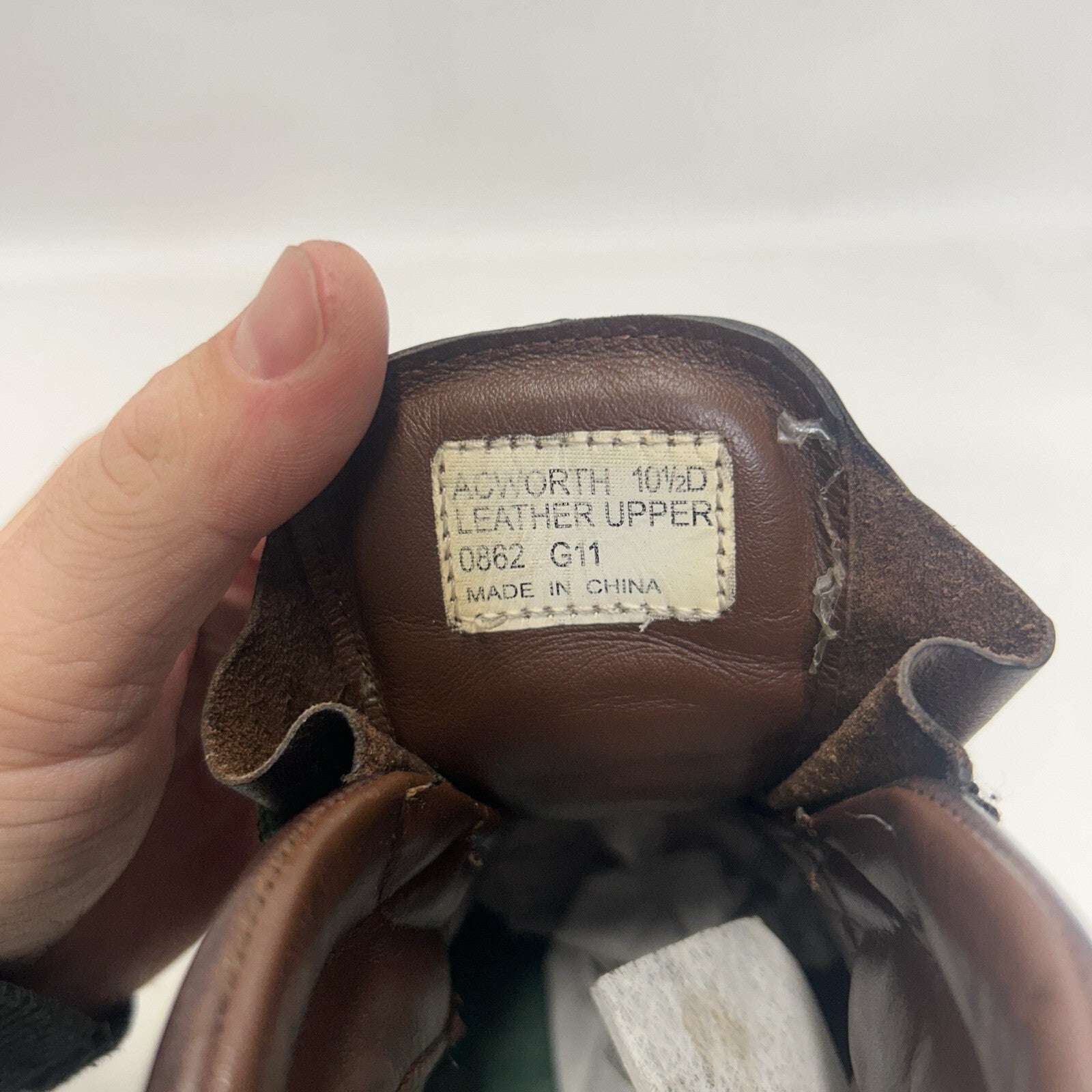 Vintage Polo Ralph Lauren Acworth Calf Leather Hiking Boots “Brown” Men’s 10.5D