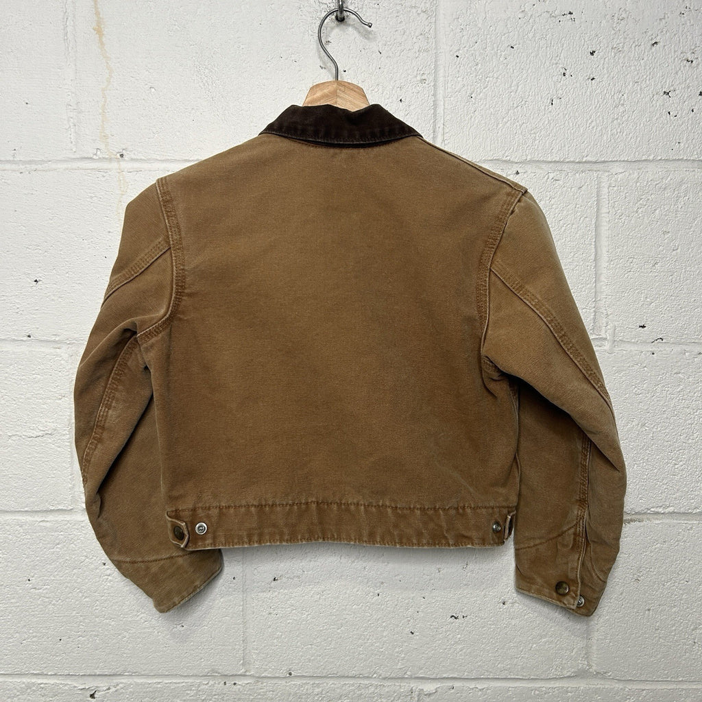 Y2K Carhartt Sherpa-Lined Detroit Jacket “Brown” YYJ97 BRN Youth Medium