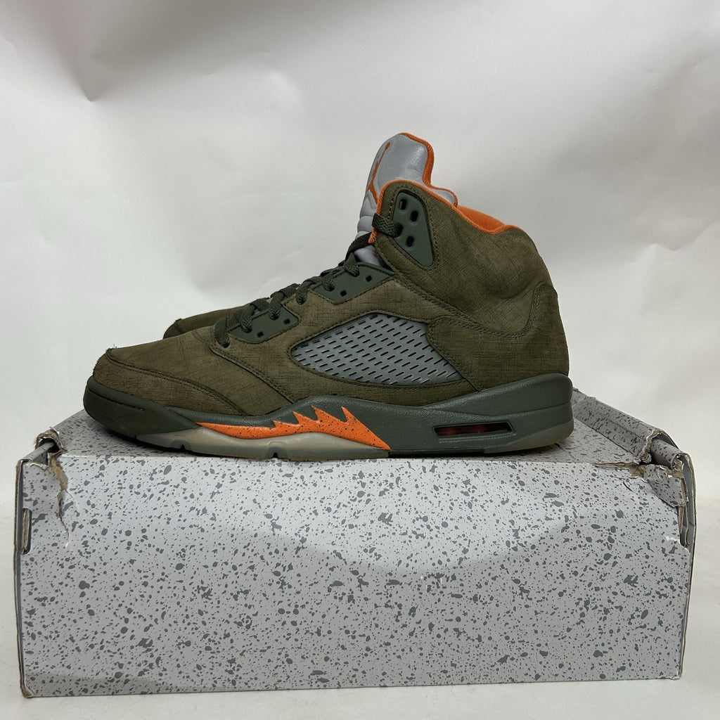 Nike Air Jordan 5 Retro OG “Olive/Green Orange Grey” DD0587-308 Men's 13