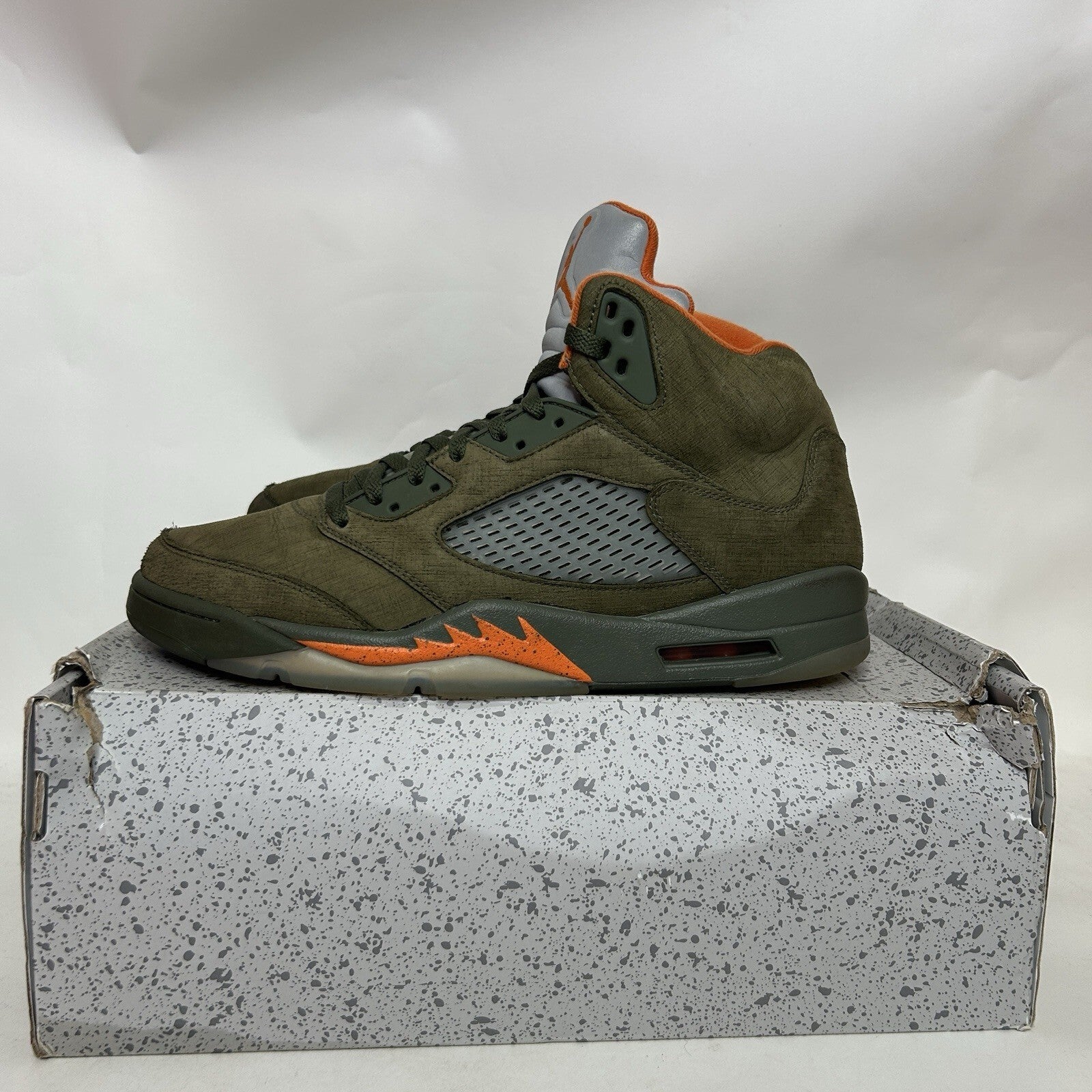 Nike Air Jordan 5 Retro OG “Olive/Green Orange Grey” DD0587-308 Men's 13