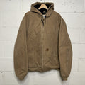 Vintage Carhartt Thermal-Lined Hooded Active Jacket “Saddle” J25 SDL Men’s XL