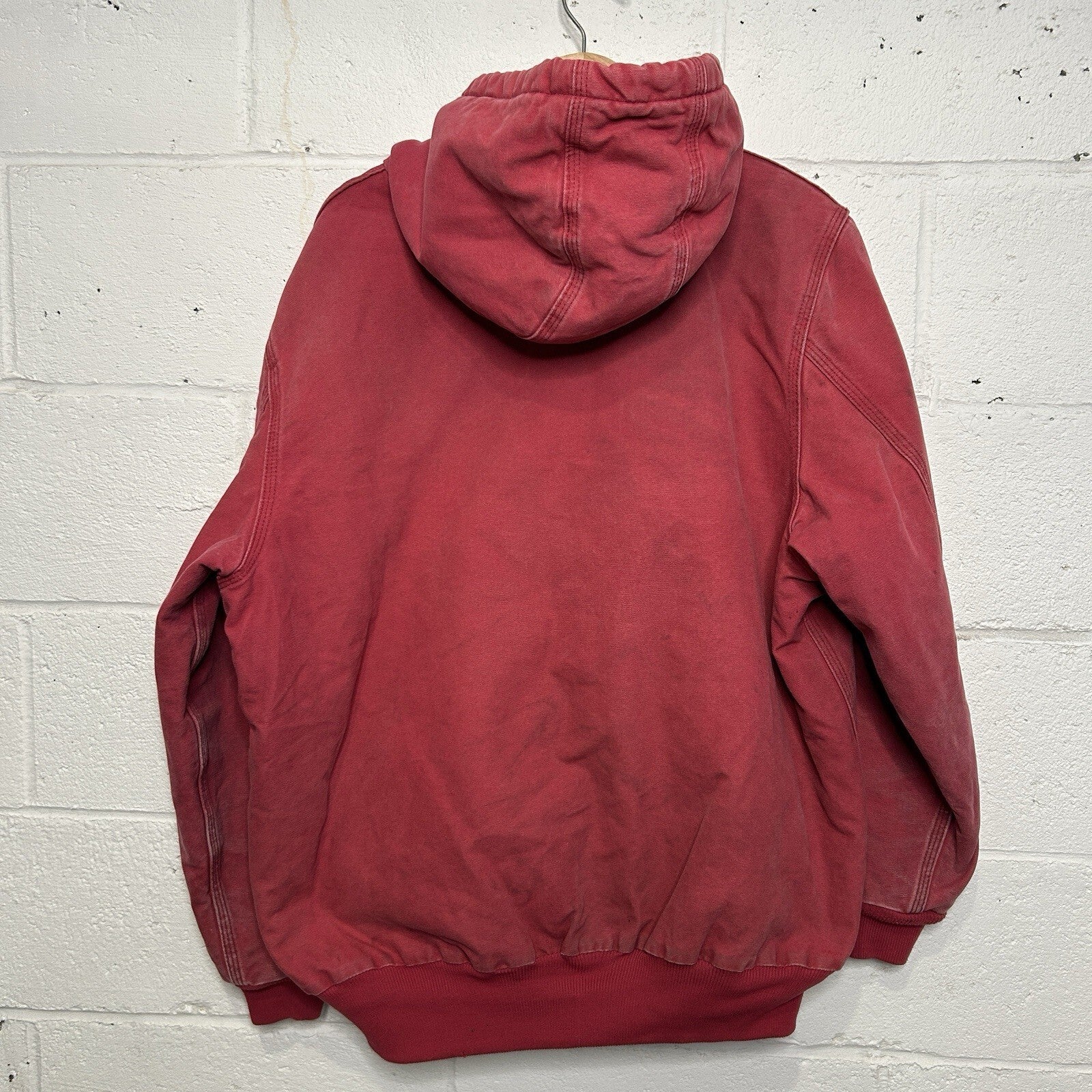Y2K Carhartt Quilted Hooded Jacket “Crabapple Pink” WJ130 624 Women’s 2XL