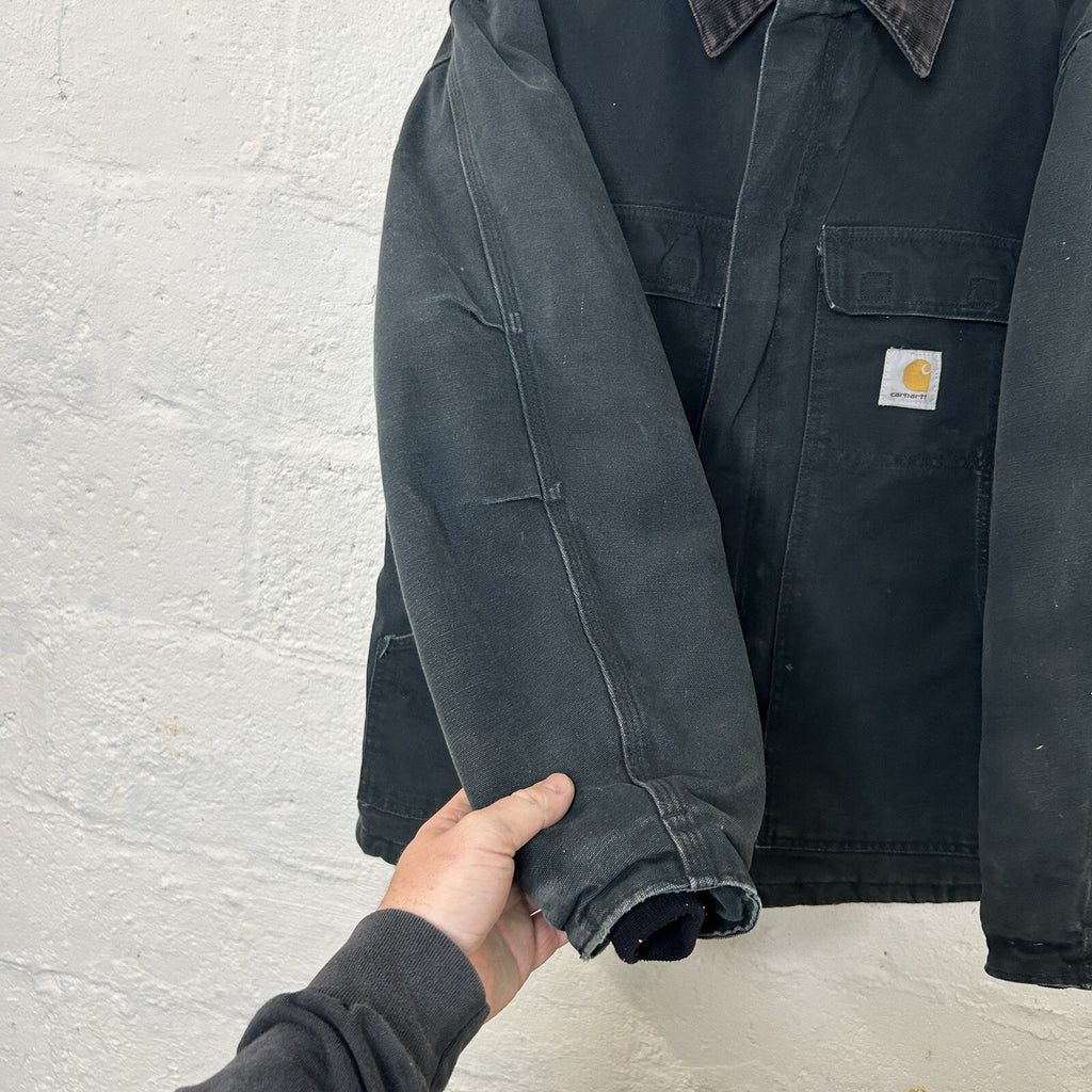 Vintage Carhartt Quilted Artic Jacket “Black” C03 BLK Men’s 42/Large Worn