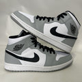 Nike Air Jordan 1 Mid Retro “Light Smoke Grey” 554724-092 Men’s 11 Worn