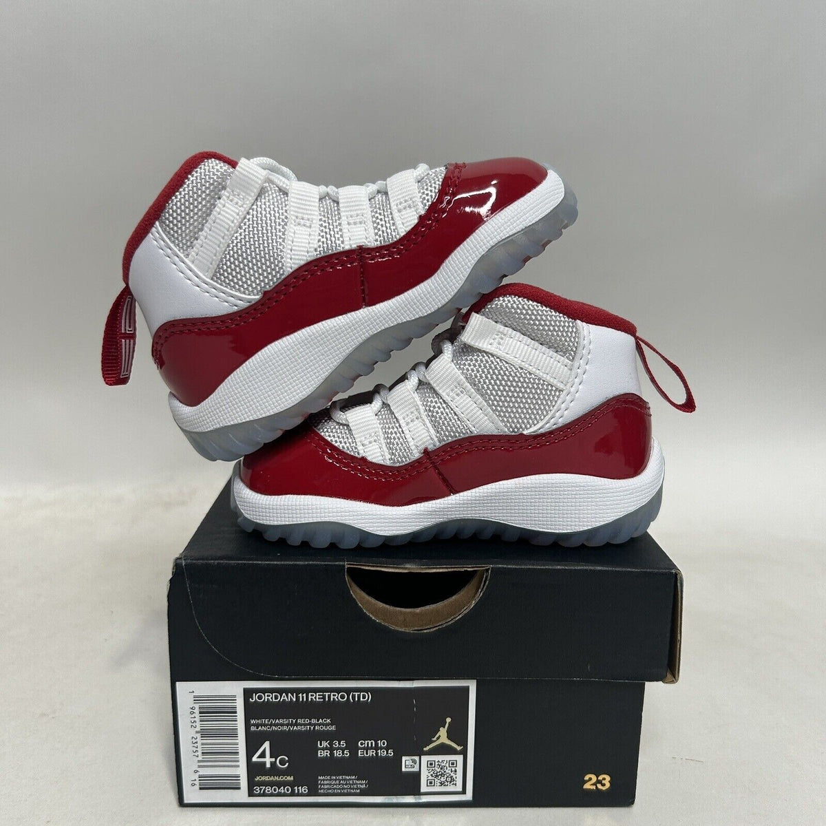 Nike Air Jordan 11 Retro TD “Cherry Red White” 2024