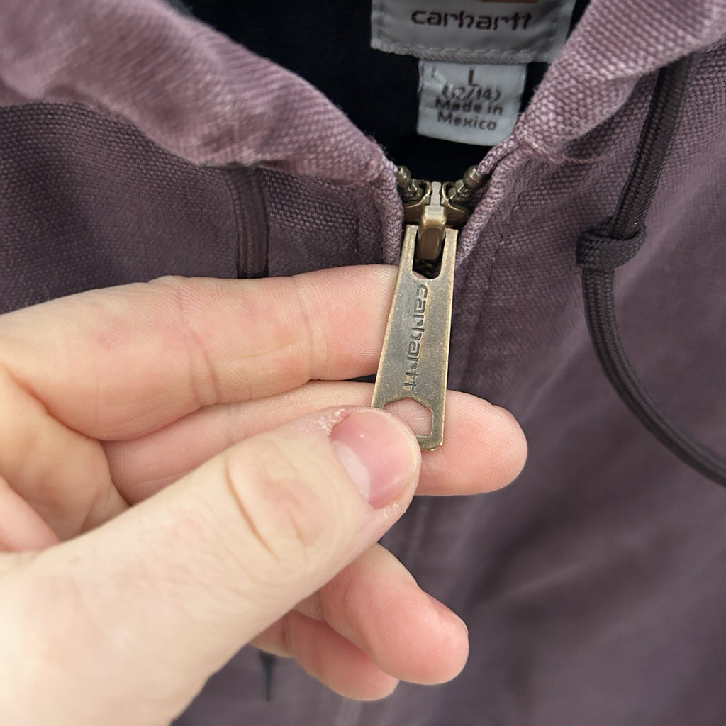 Vintage Carhartt Quilted Active Jacket “Deep Plum” WJ130 DPM Women’s Large