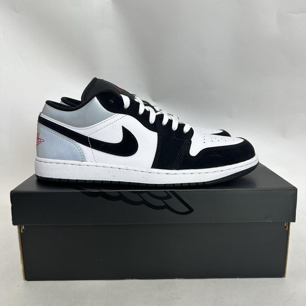Nike Air Jordan 1 Retro Low SE “Matte Silver/Fire Red/Black” HF3148-106 Men’s 11