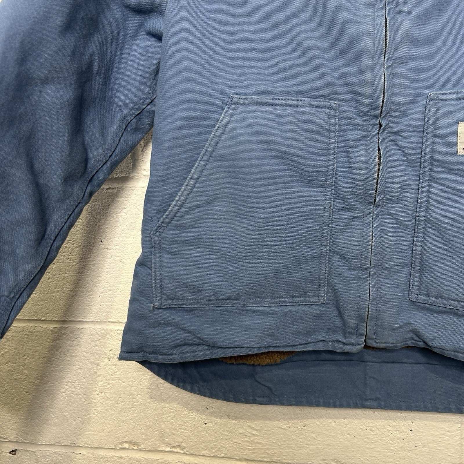 Carhartt Sherpa-Lined Canyon Jacket “French Blue” WJ022 FHB Women’s Large