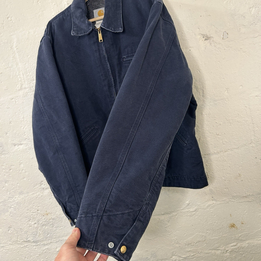 Vintage Carhartt Blanket-Lined Detroit Jacket “Dark Navy” J01 DNY Men’s 44/XL