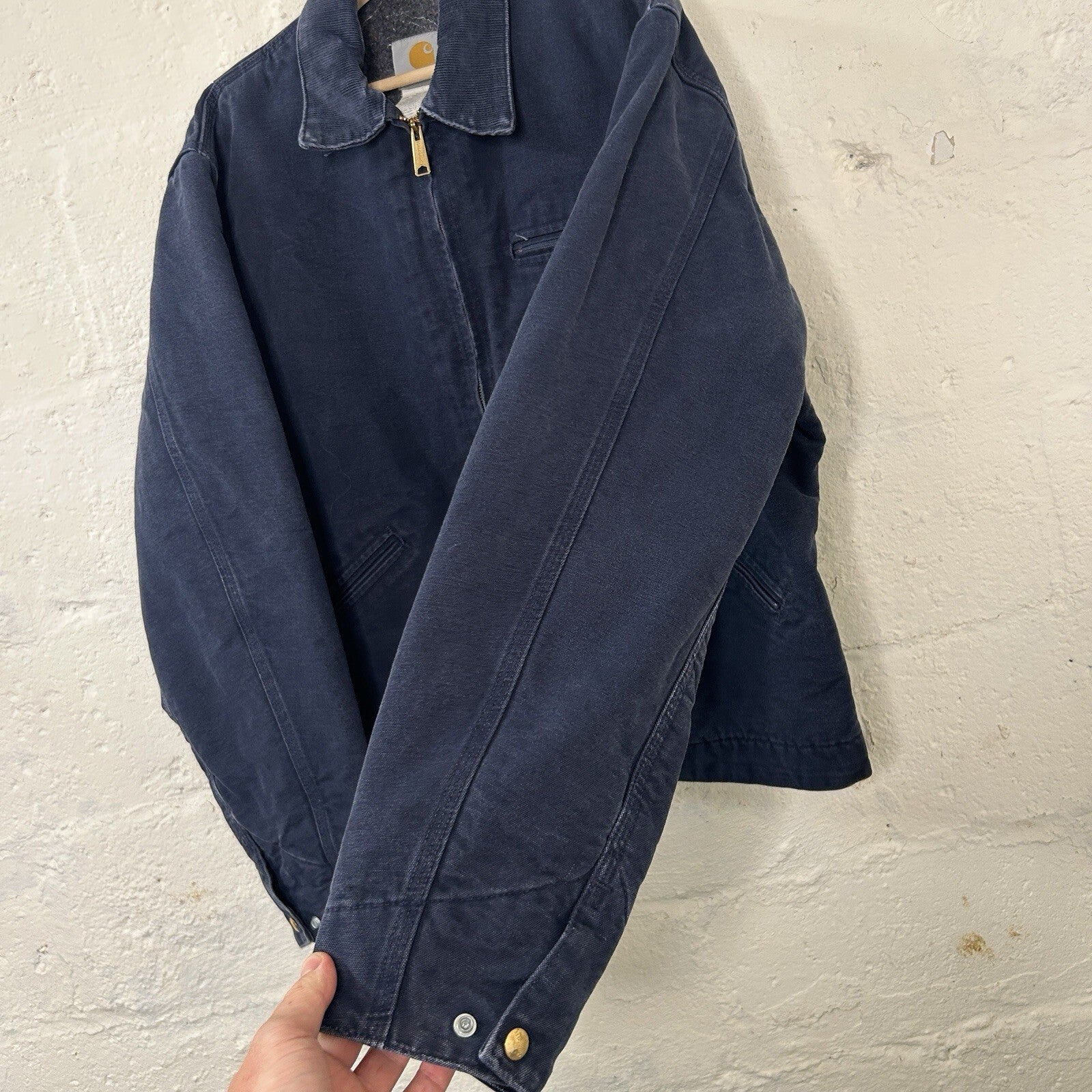 Vintage Carhartt Blanket-Lined Detroit Jacket “Dark Navy” J01 DNY Men’s 44/XL