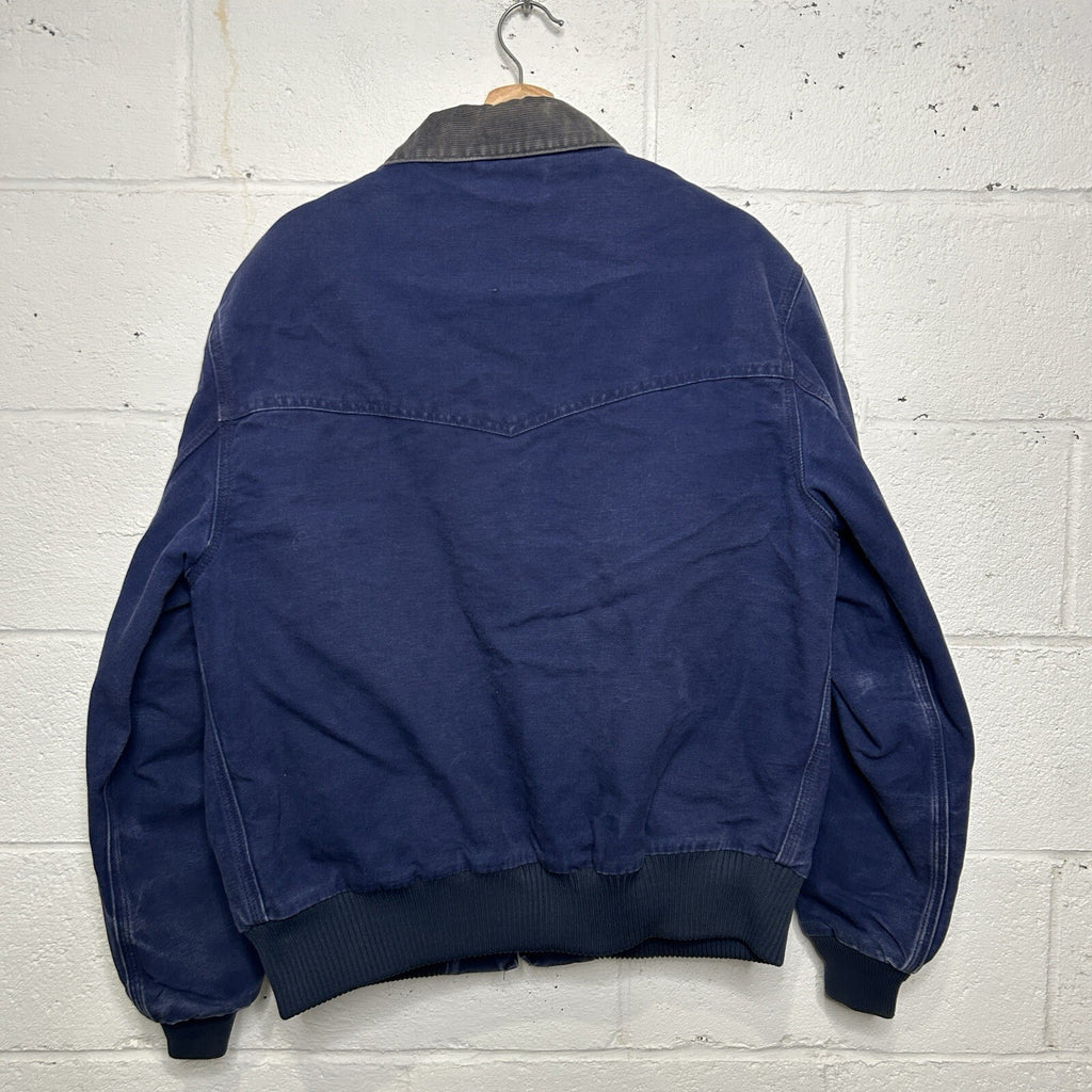 Vintage Carhartt Quilted Santa Fe Jacket “Navy” JQ2102 Men’s Large