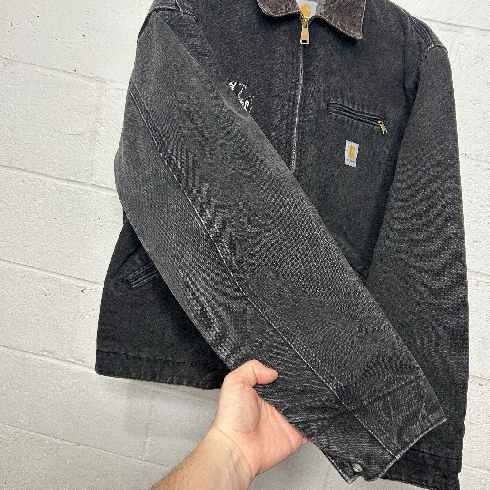 VTG Carhartt Blanket-Lined Detroit Jacket “Black” J01 BLK West Coast Choppers